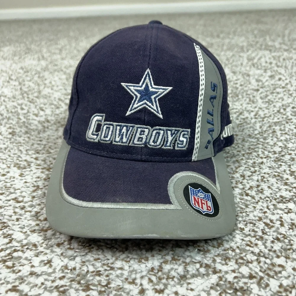 Vintage Dallas Cowboys Hat Cap Strap Back Mens One Size Blue NFL Football Puma